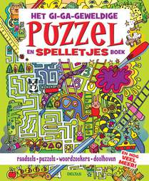 Het gi-ga-geweldige puzzel- en spelletjesboek voorzijde