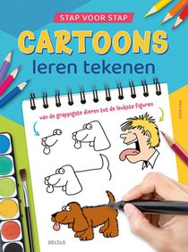 Stap voor stap cartoons leren tekenen voorzijde