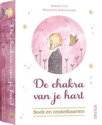 De chakra van je hart - Boek en orakelkaarten voorzijde