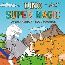 Dino Super Magic Toverkrasblok / Dino Super Magic Bloc Magique voorzijde