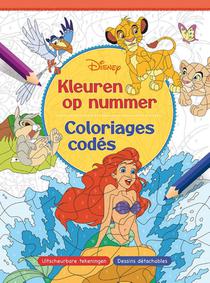 Disney Kleuren op nummer / Disney - Coloriages codés voorzijde