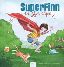 SuperFinn en zijn cape voorzijde