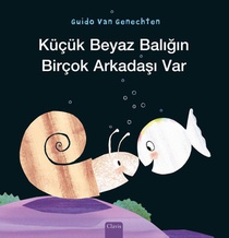 Klein wit visje heeft veel vriendjes (POD Turkse editie) voorzijde