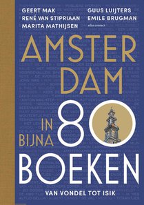 Amsterdam in bijna 80 boeken voorzijde