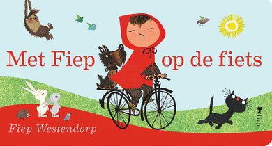 Met Fiep op de fiets voorzijde