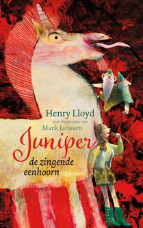 Juniper de zingende eenhoorn voorzijde