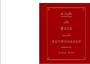 De Liefde - boek met alle antwoorden - mini voorzijde