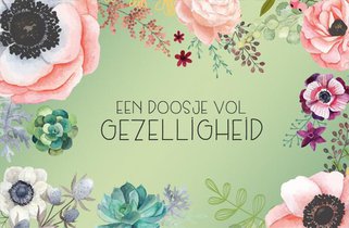 Een doosje vol gezelligheid