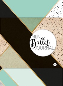 Mijn Bullet Journal - mint & goud voorzijde
