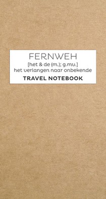 Fernweh Travel Notebook navulset voorzijde