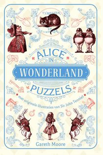 Alice in Wonderland puzzels voorzijde