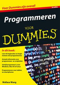 Programmeren voor Dummies