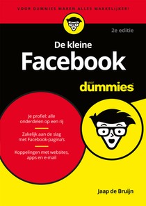 De kleine Facebook voor Dummies, 2e editie voorzijde