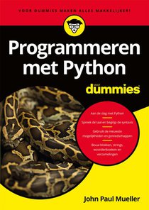Programmeren met Python voor Dummies voorzijde