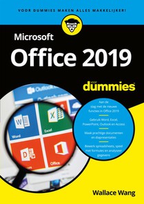 Microsoft Office 2019 voor Dummies voorzijde