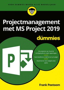 Projectmanagement met MS Project 2019 voor Dummies voorzijde