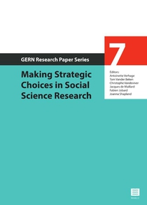 Making strategic choices in social science research voorzijde