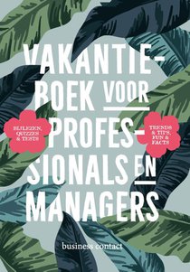 Vakantieboek voor professionals en managers voorzijde