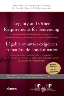 Legality and Other Requirements for Sentencing / Légalité et autres exigences en matière de condamnation voorzijde