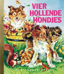 Vier hollende hondjes voorzijde