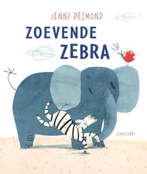 Zoevende zebra voorzijde