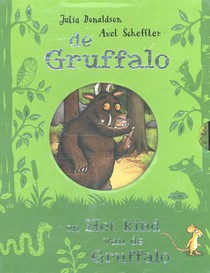 De Gruffalo / Het kind van de Gruffalo kartonboekjes in cassette voorzijde