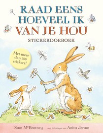 Stickerdoeboek Raad eens hoeveel ik van je hou voorzijde