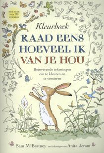 Kleurboek raad eens hoeveel ik van je hou voorzijde