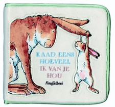 Raad eens hoeveel ik van je hou knuffelboek voorzijde