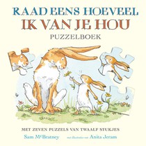 Puzzelboek Raad eens hoeveel ik van je hou voorzijde