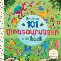 Er zitten 101 dinosaurussen in dit boek voorzijde