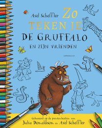 Zo teken je de Gruffalo en zijn vrienden voorzijde