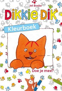 Dikkie Dik - Kleurboek voorzijde