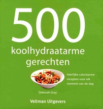 500 koolhydraatarme gerechten voorzijde