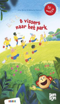 8 vissers naar het park voorzijde