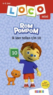 Loco mini Rompompom ik leer tellen t/m 10 voorzijde