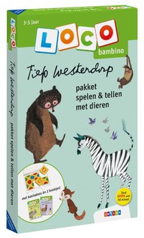 Fiep Westendorp pakket spelen & tellen met dieren voorzijde