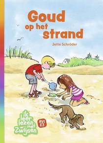 Goud op het strand voorzijde