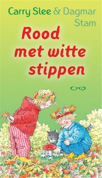 Rood met witte stippen voorzijde