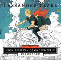 Het officiële Kronieken van de Onderwereld Kleurboek voorzijde