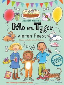 Mo en Tijger vieren feest voorzijde