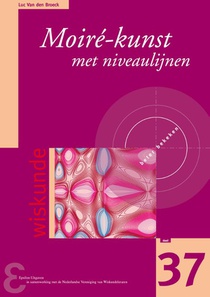 Moire-kunst met niveaulijnen