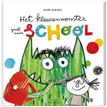 Het kleurenmonster gaat naar school voorzijde