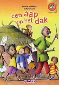 een aap op het dak