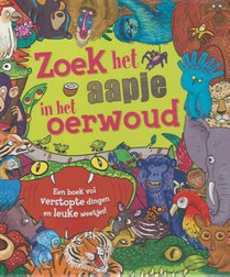 Zoek het aapje in het oerwoud voorzijde