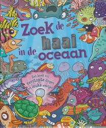 Zoek de haai in de oceaan voorzijde