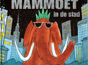 Mammoet in de stad voorzijde