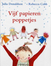 Vijf papieren poppetjes voorzijde