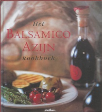 Het balsamico-azijn kookboek voorzijde