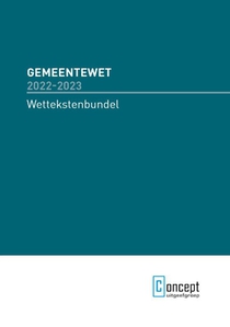 Gemeentewet 2022-2023